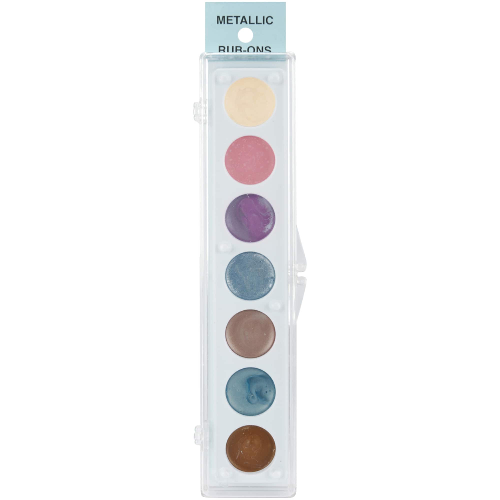 Craf-T No.3 Metallic 7 Color Rub-On Paint Palette